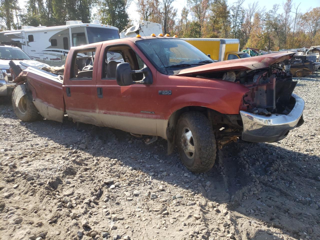 1999 Ford F350 VIN 1FTWW33F9XEE98030 Copart auction photo, water/flood damage thumbnail 4