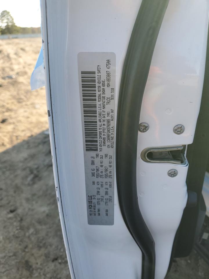 2019 RAM 1500 VIN 1C6RR6FGXKS702085 Copart auction photo, all over damage thumbnail 14