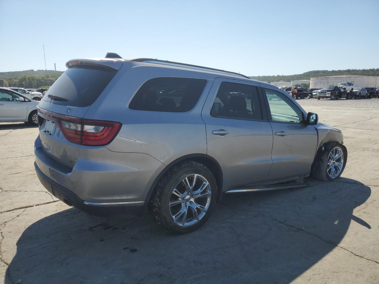 2014 Dodge Durango VIN 1C4RDHDG6EC494548 Copart auction photo, front end / undercarriage damage thumbnail 3