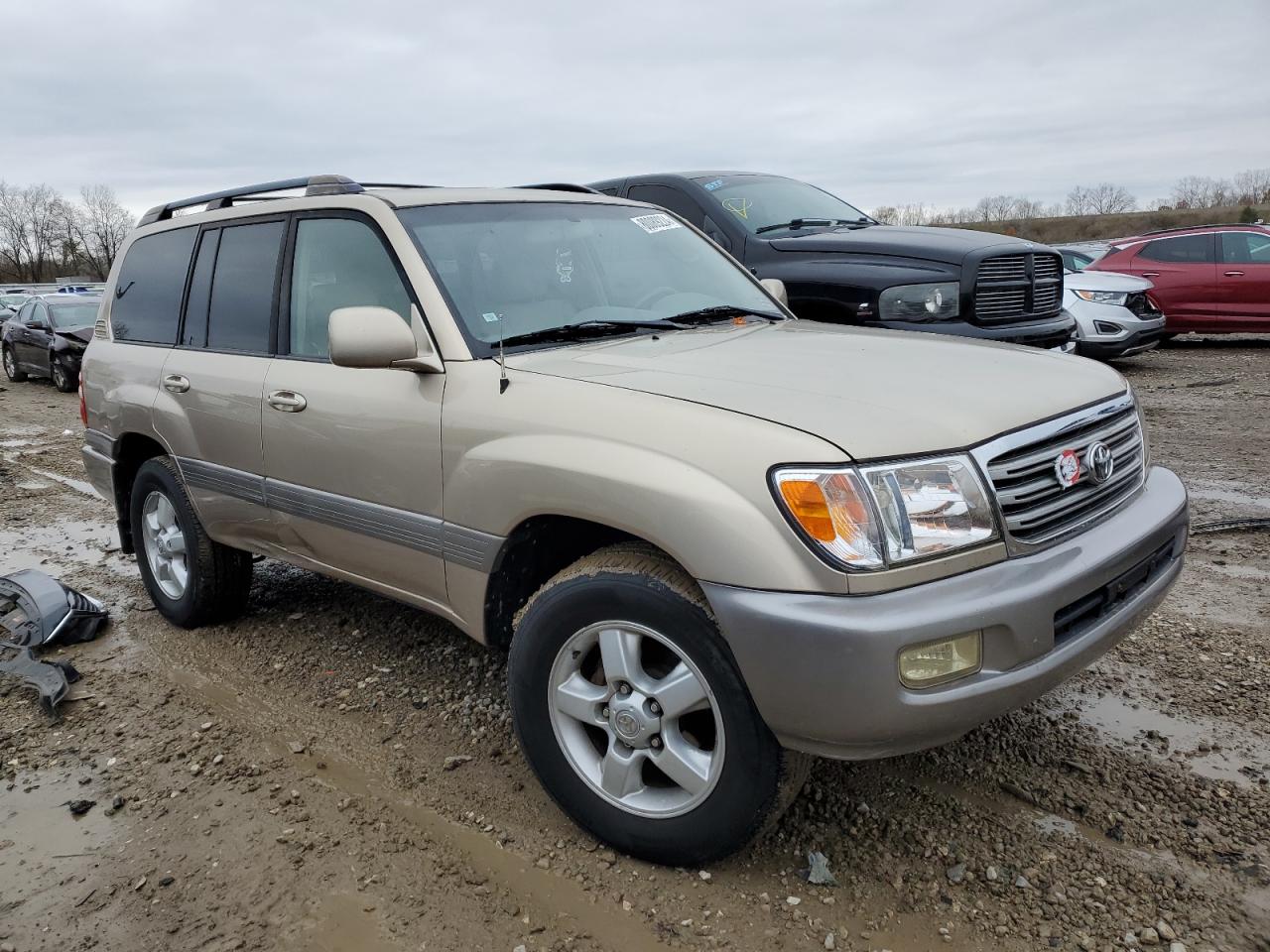 2004 Toyota Land Cruiser VIN JTEHT05J442057643 Copart auction photo, mechanical / side damage thumbnail 4