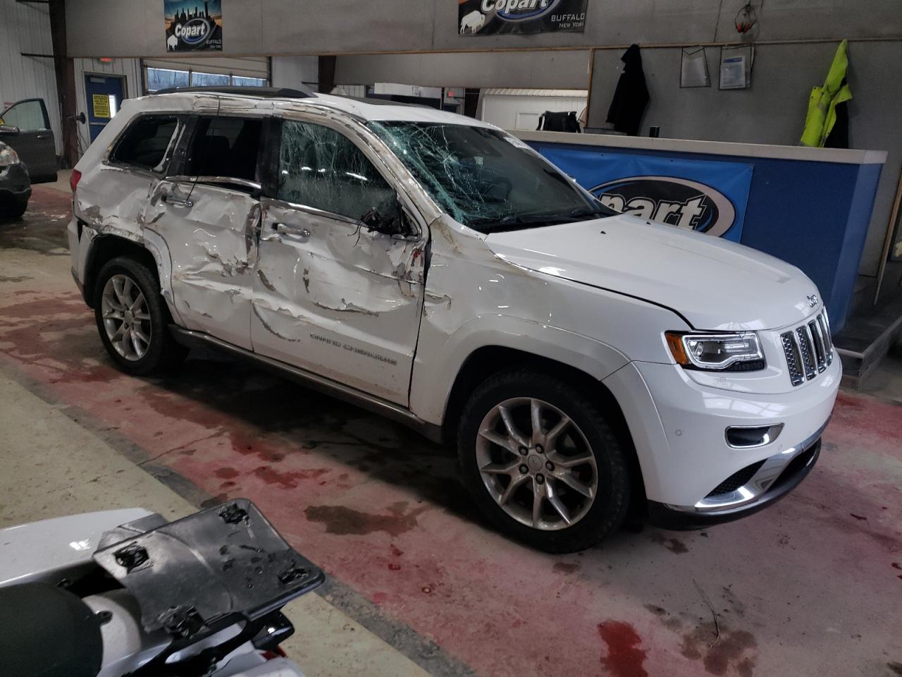 2014 Jeep Grand Cherokee VIN 1C4RJFJG4EC527659 Copart auction photo, all over damage thumbnail 4