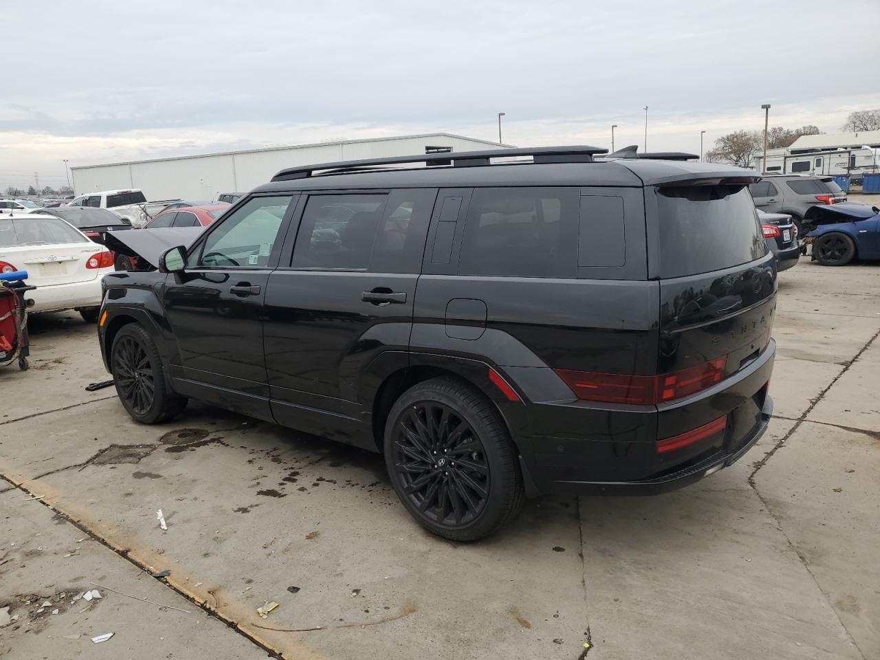 2025 Hyundai Santa Fe VIN 5NMP5DGL2SH077446 Copart auction photo, front end damage thumbnail 2