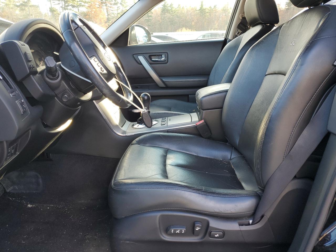 2008 Infiniti FX VIN JNRAS08W78X209407 Copart auction photo, front end damage thumbnail 7