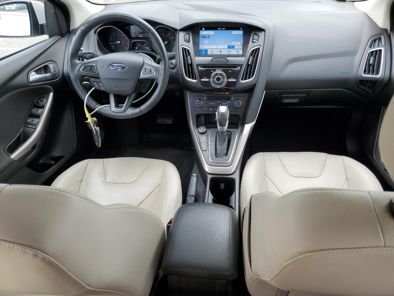 2017 Ford Focus VIN 1FADP3N25HL279325 Copart auction photo, rear end damage thumbnail 8