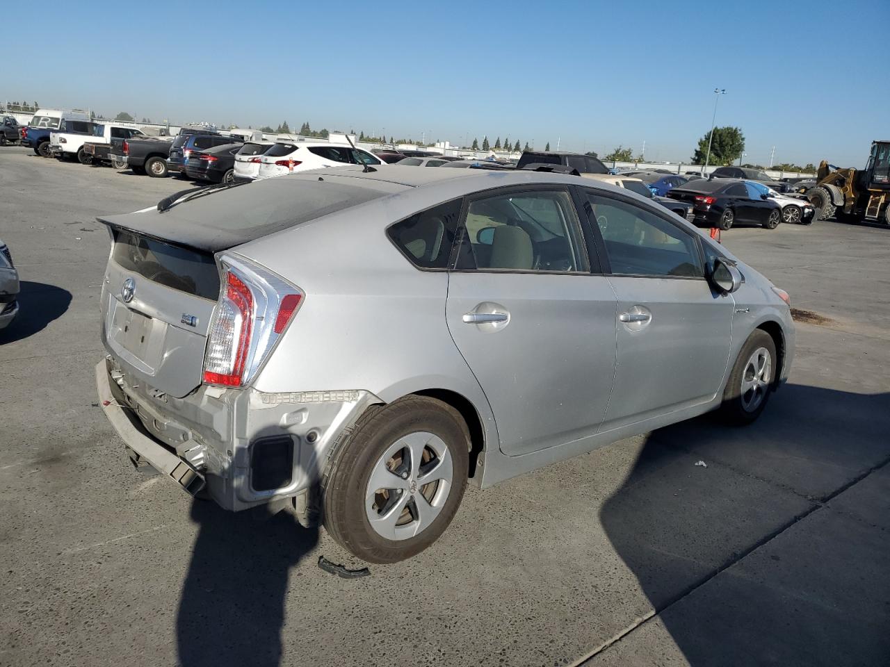 2015 Toyota Prius VIN JTDKN3DU1F1946295 Copart auction photo, rear end / front end damage thumbnail 3