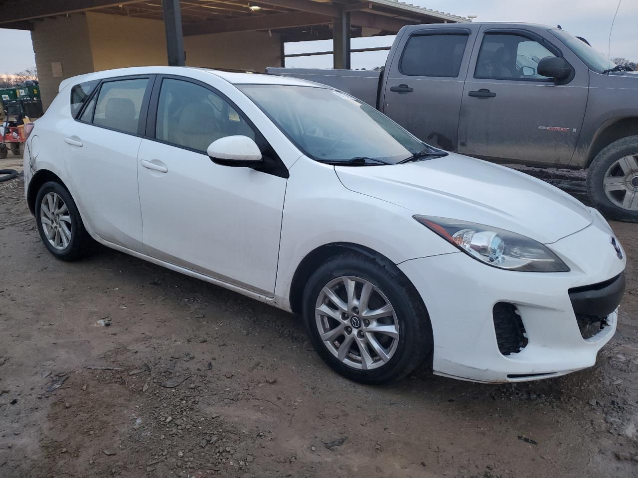 2012 Mazda 3 VIN JM1BL1M76C1534101 Copart auction photo, front end damage thumbnail 4