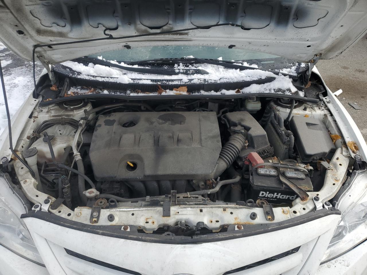 2011 Toyota Corolla VIN JTDBU4EE9B9130172 Copart auction photo, side / front end damage thumbnail 11