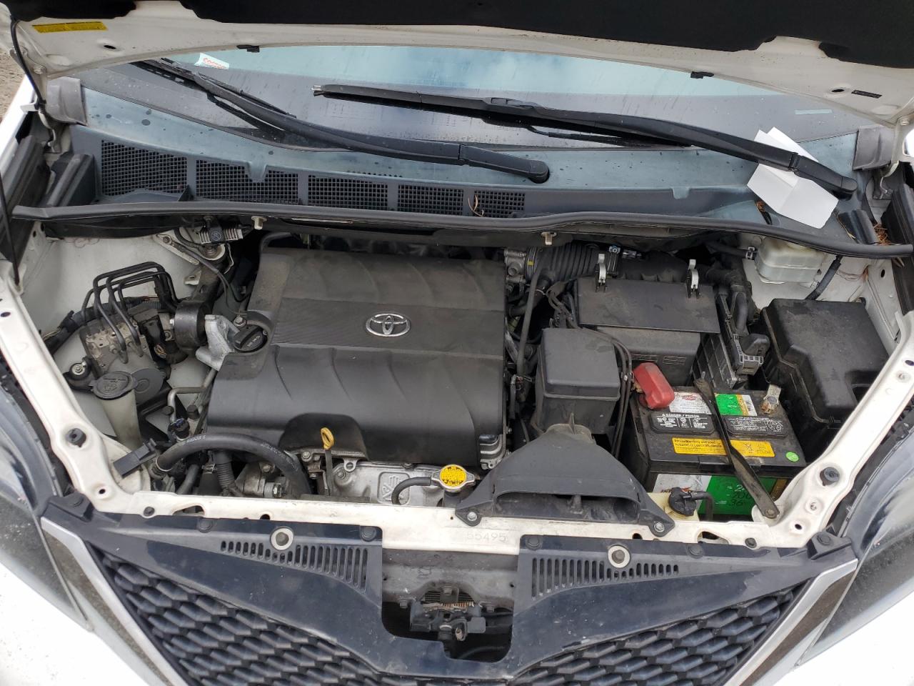 2013 Toyota Sienna VIN 5TDXK3DCXDS400794 Copart auction photo, rear end / minor dent/scratches damage thumbnail 12
