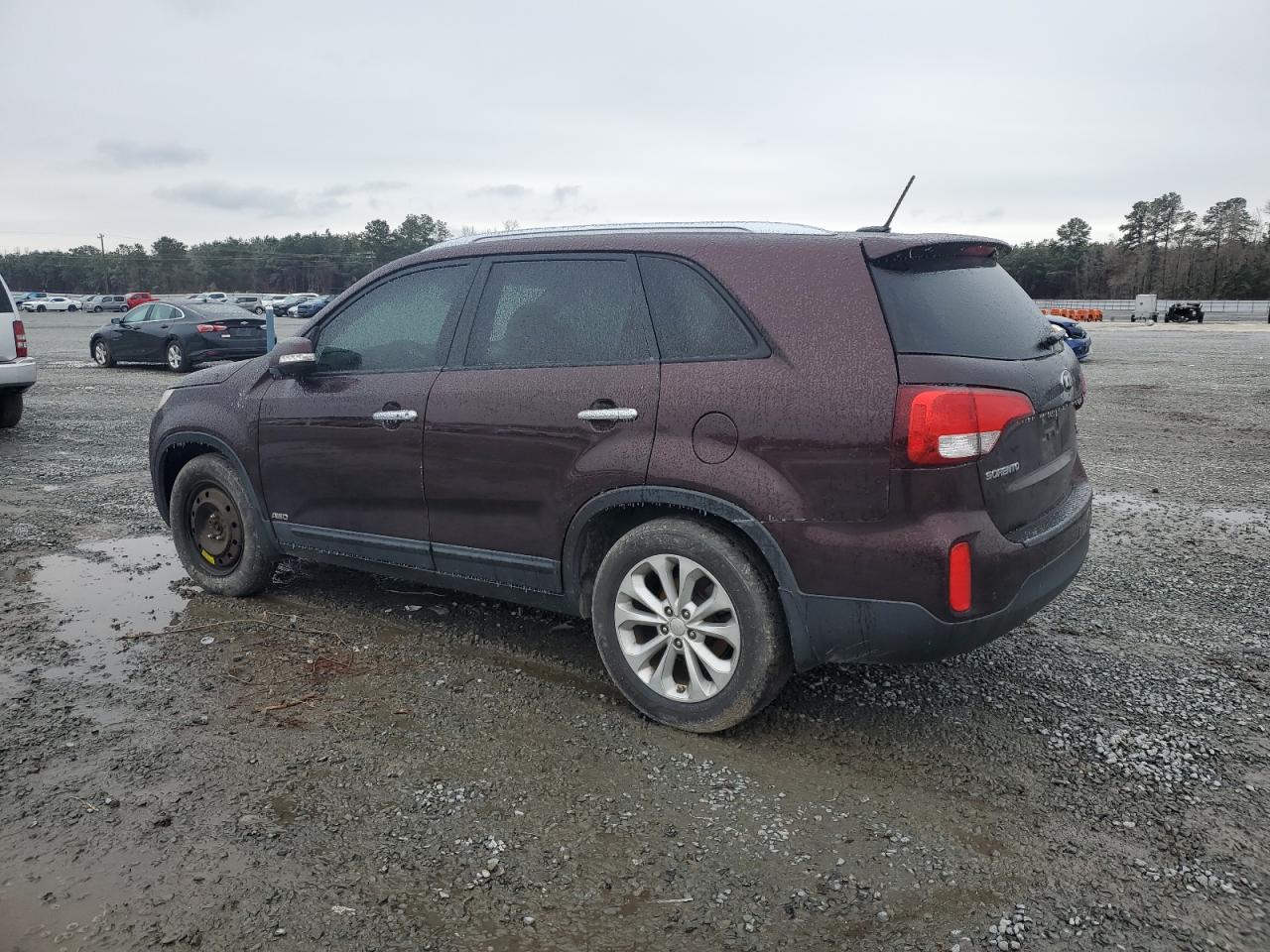 2014 KIA Sorento VIN 5XYKUDA79EG541100 Copart auction photo, front end damage thumbnail 2