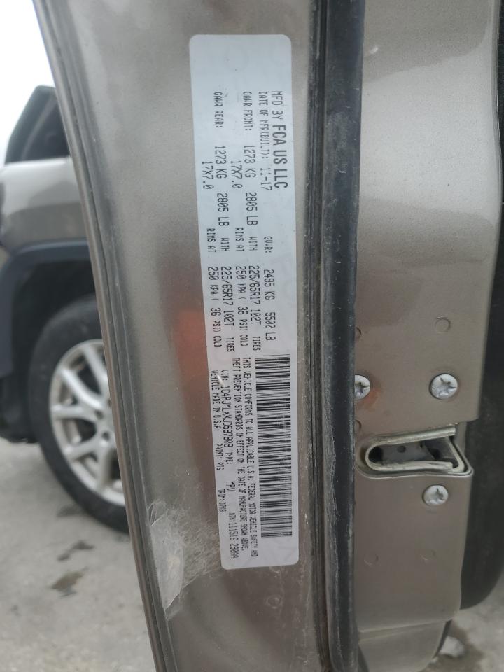 2018 Jeep Grand Cherokee VIN 1C4PJMLXXJD597809 Copart auction photo, front end damage thumbnail 13