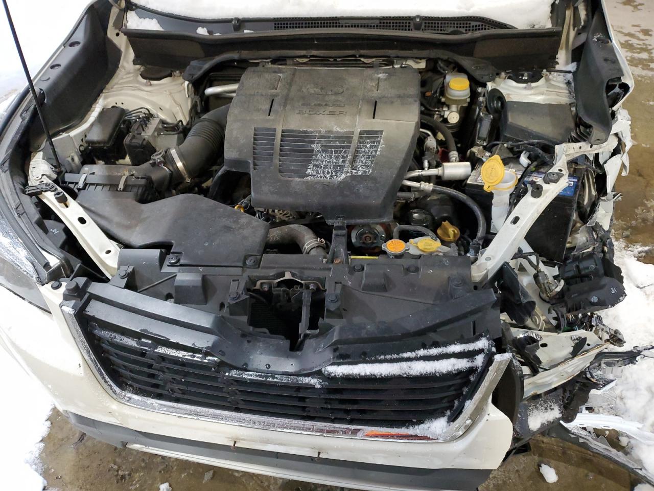 2019 Subaru Forester VIN JF2SKAWC1KH428398 Copart auction photo, front end / side damage thumbnail 12