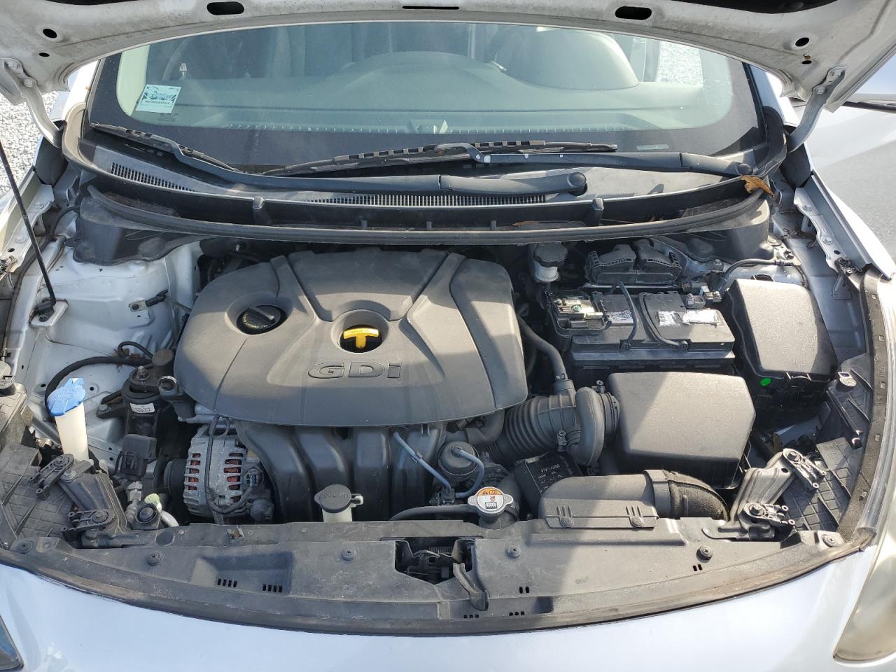 2014 Hyundai Elantra VIN KMHD35LH6EU219628 Copart auction photo, rear end damage thumbnail 12