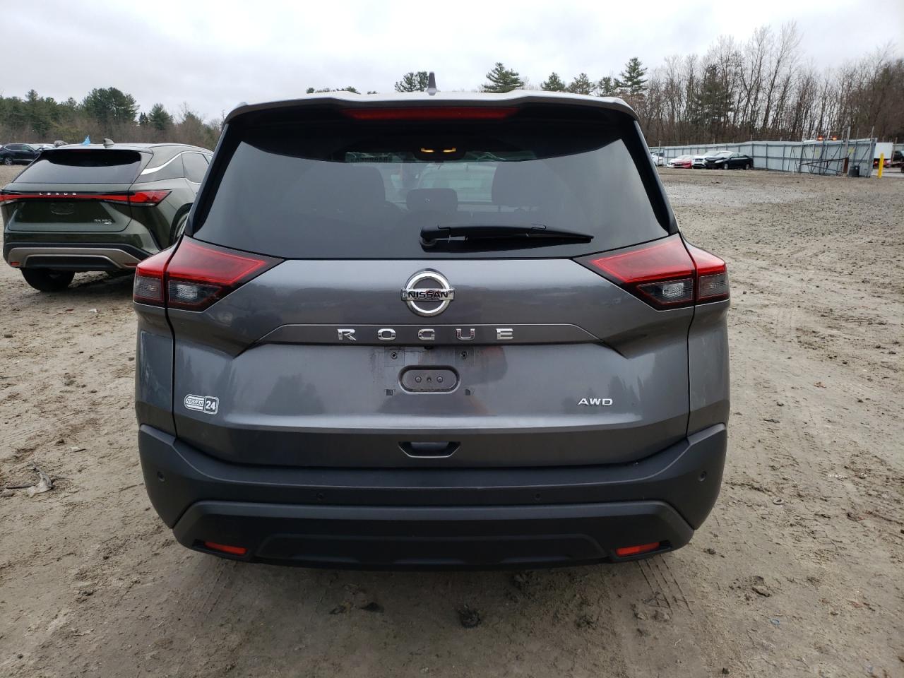 2021 Nissan Rogue VIN JN8AT3AB3MW207745 Copart auction photo, all over damage thumbnail 6