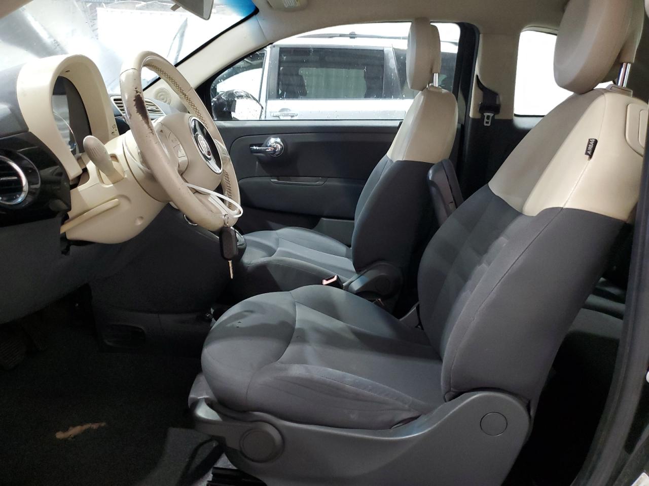 2013 Fiat 500 VIN 3C3CFFAR7DT751959 Copart auction photo, mechanical / side damage thumbnail 7