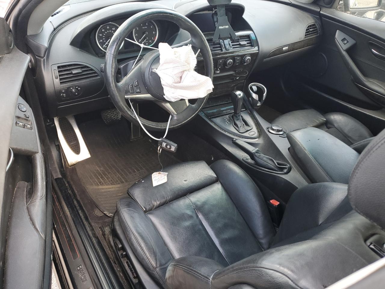 2007 BMW 6er VIN WBAEH13577CR52544 Copart auction photo, front end / minor dent/scratches damage thumbnail 8