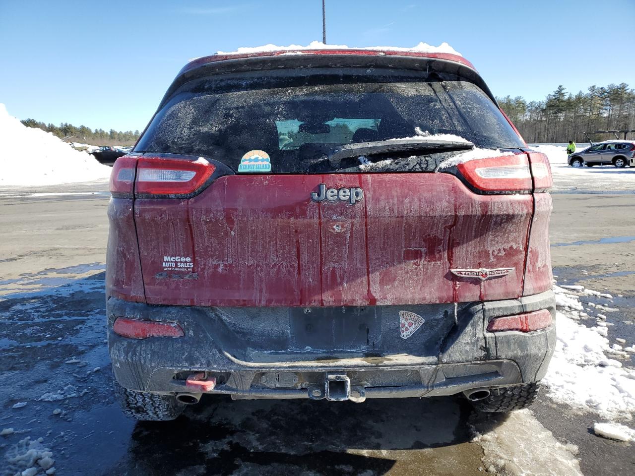 2015 Jeep Cherokee VIN 1C4PJMBS9FW651926 Copart auction photo, side damage thumbnail 6