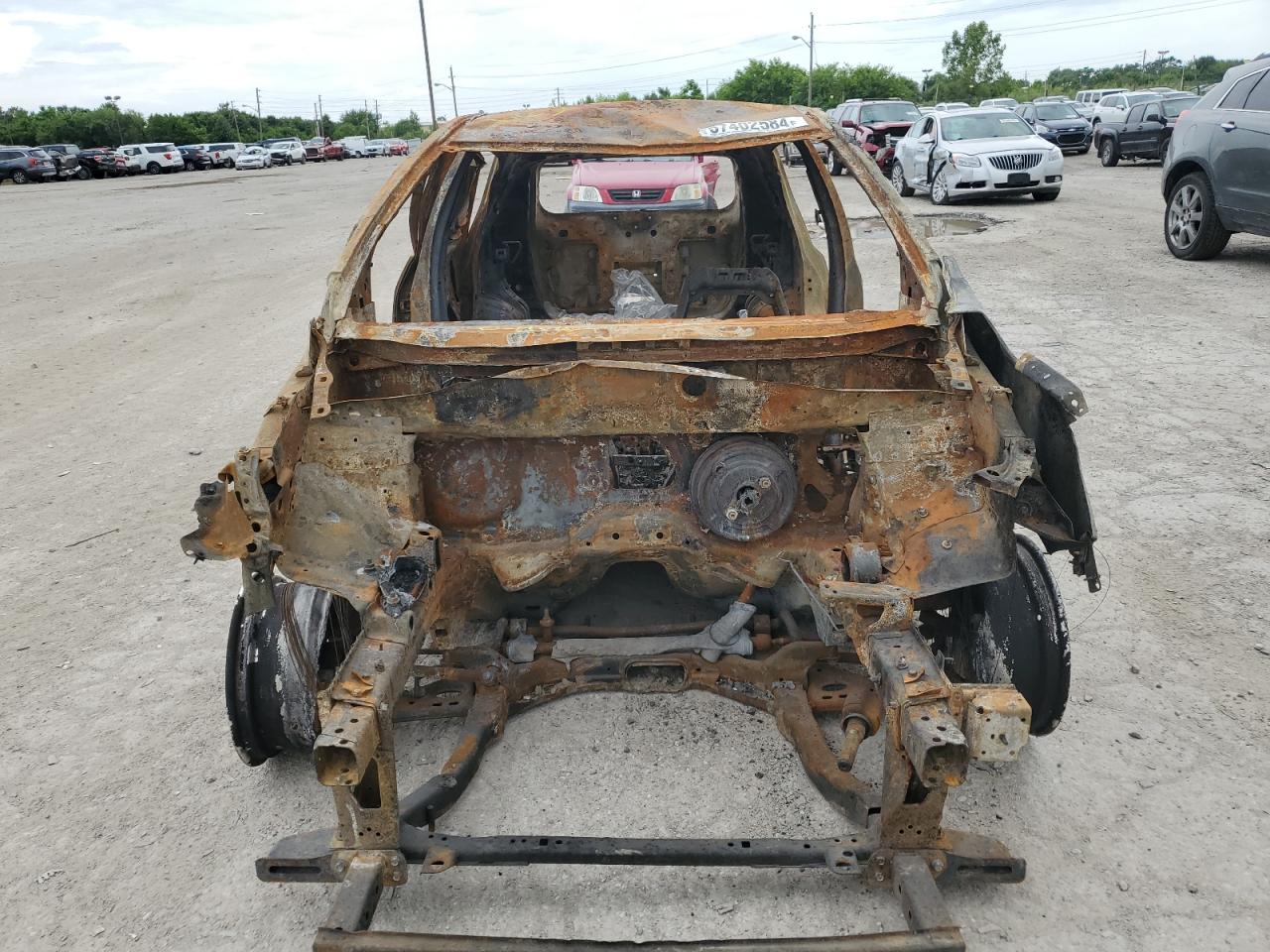 2019 Chevrolet Trax VIN 3GNCJLSB4KL129317 Copart auction photo, burn damage thumbnail 5