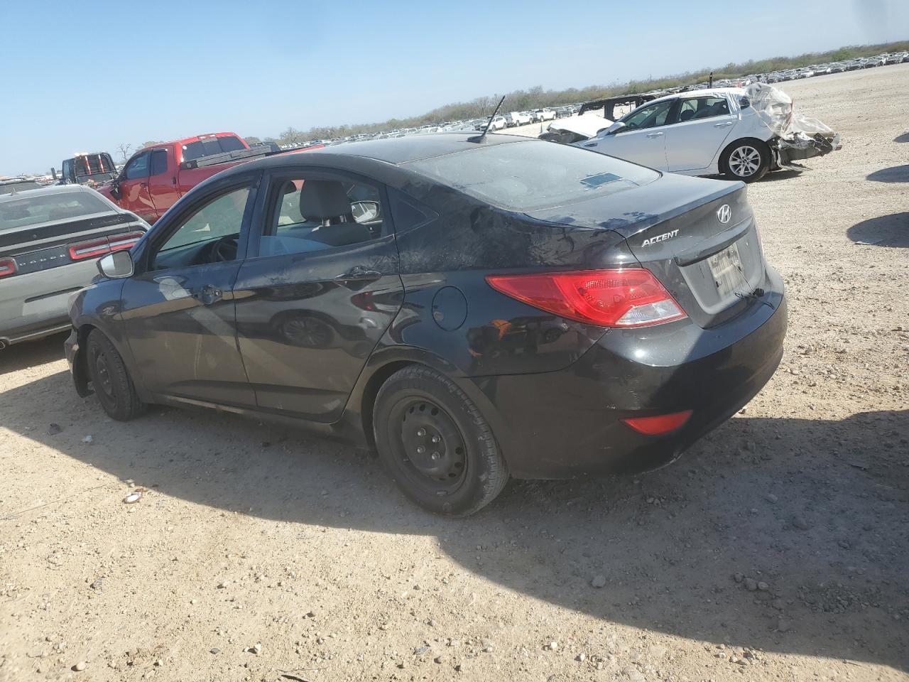 2016 Hyundai Accent VIN KMHCT4AE8GU102201 Copart auction photo, vandalism / front end damage thumbnail 2