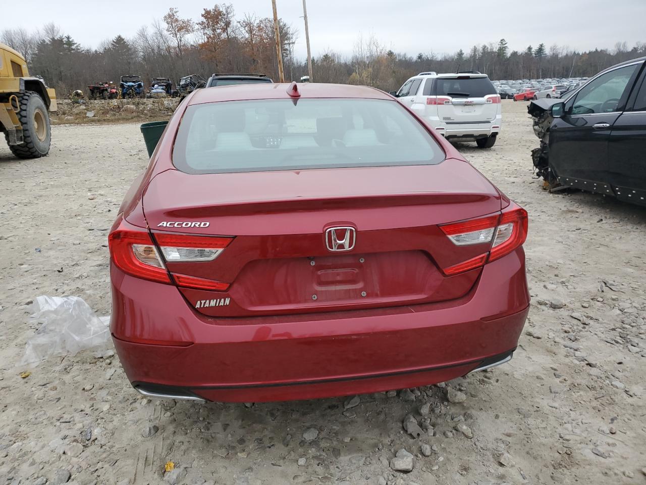 2021 Honda Accord VIN 1HGCV1F10MA071267 Copart auction photo, side damage thumbnail 6