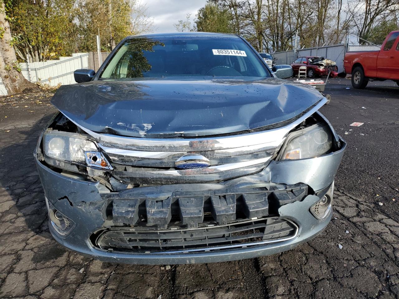 2012 Ford Fusion VIN 3FADP0L36CR273165 Copart auction photo, front end / rear end damage thumbnail 5