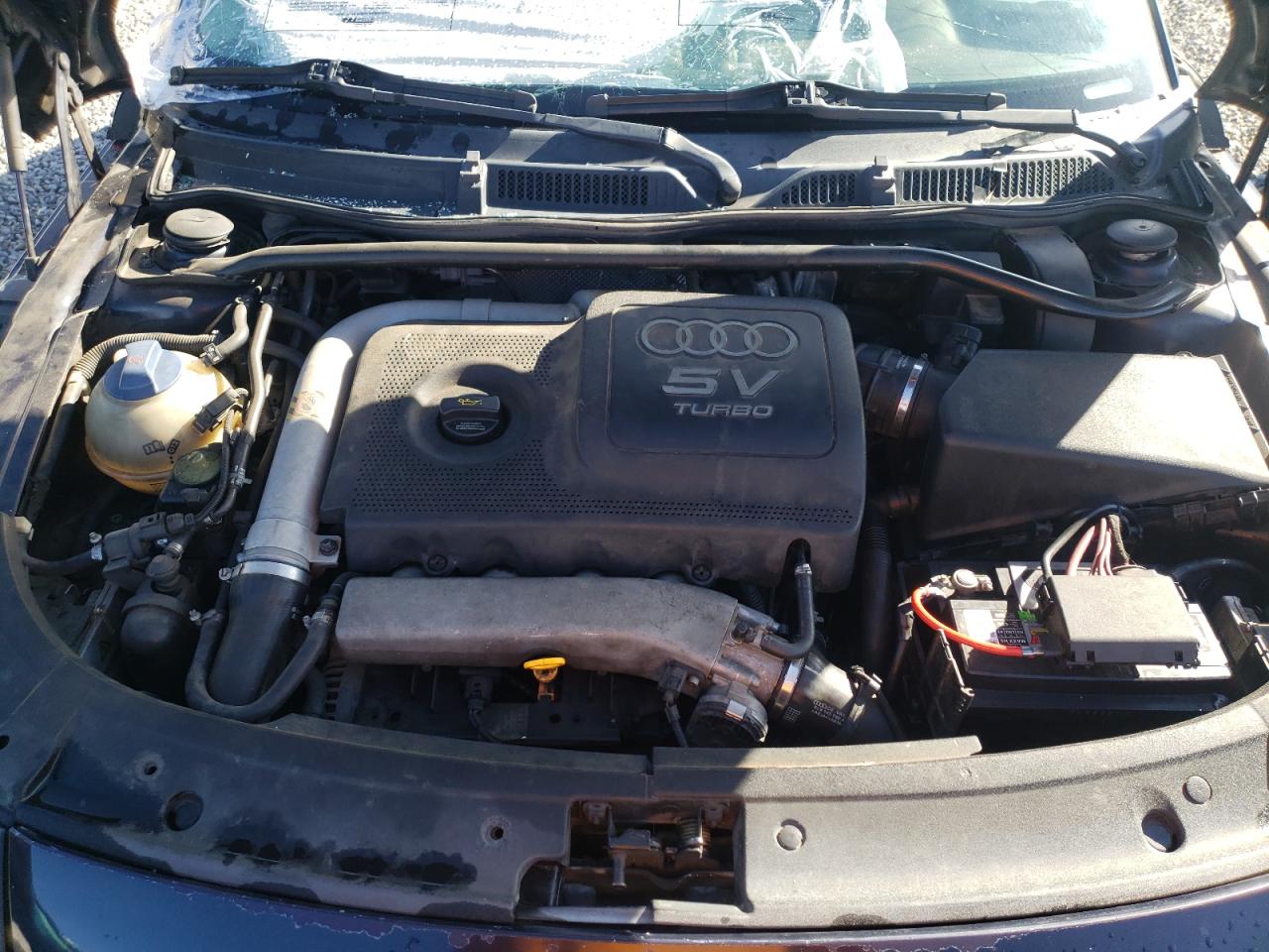 2004 Audi TT VIN TRUUT28N041002616 Copart auction photo, top/roof damage thumbnail 11