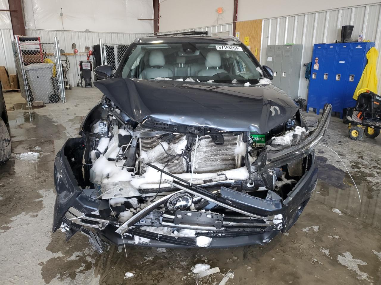 2019 Toyota Highlander VIN 5TDDZRFHXKS949015 Copart auction photo, front end damage thumbnail 5