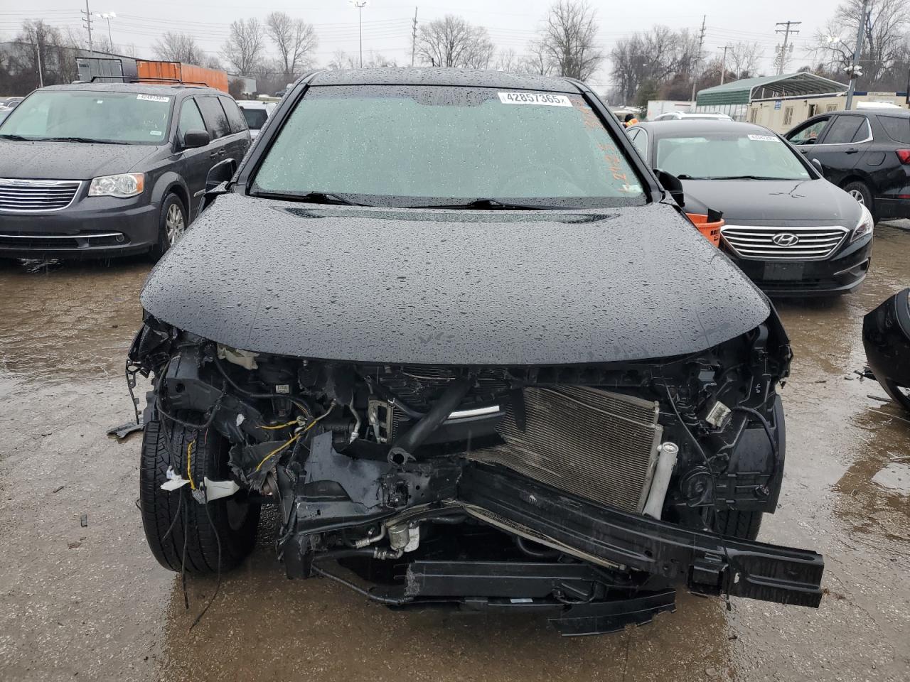 2014 KIA Sorento VIN 5XYKTCA61EG522495 Copart auction photo, front end damage thumbnail 5