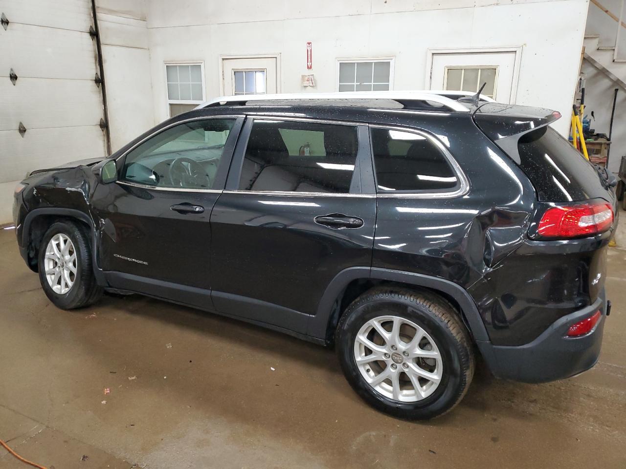 2015 Jeep Grand Cherokee VIN 1C4PJMCSXFW654204 Copart auction photo, front end / side damage thumbnail 2