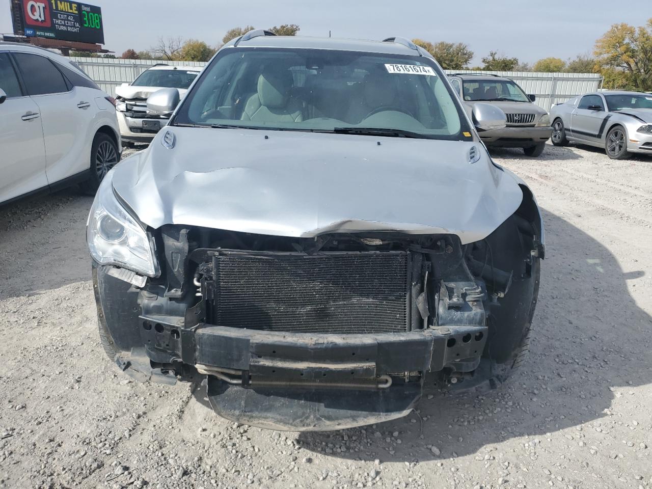 2014 Buick Enclave VIN 5GAKVBKD7EJ171417 Copart auction photo, front end damage thumbnail 5