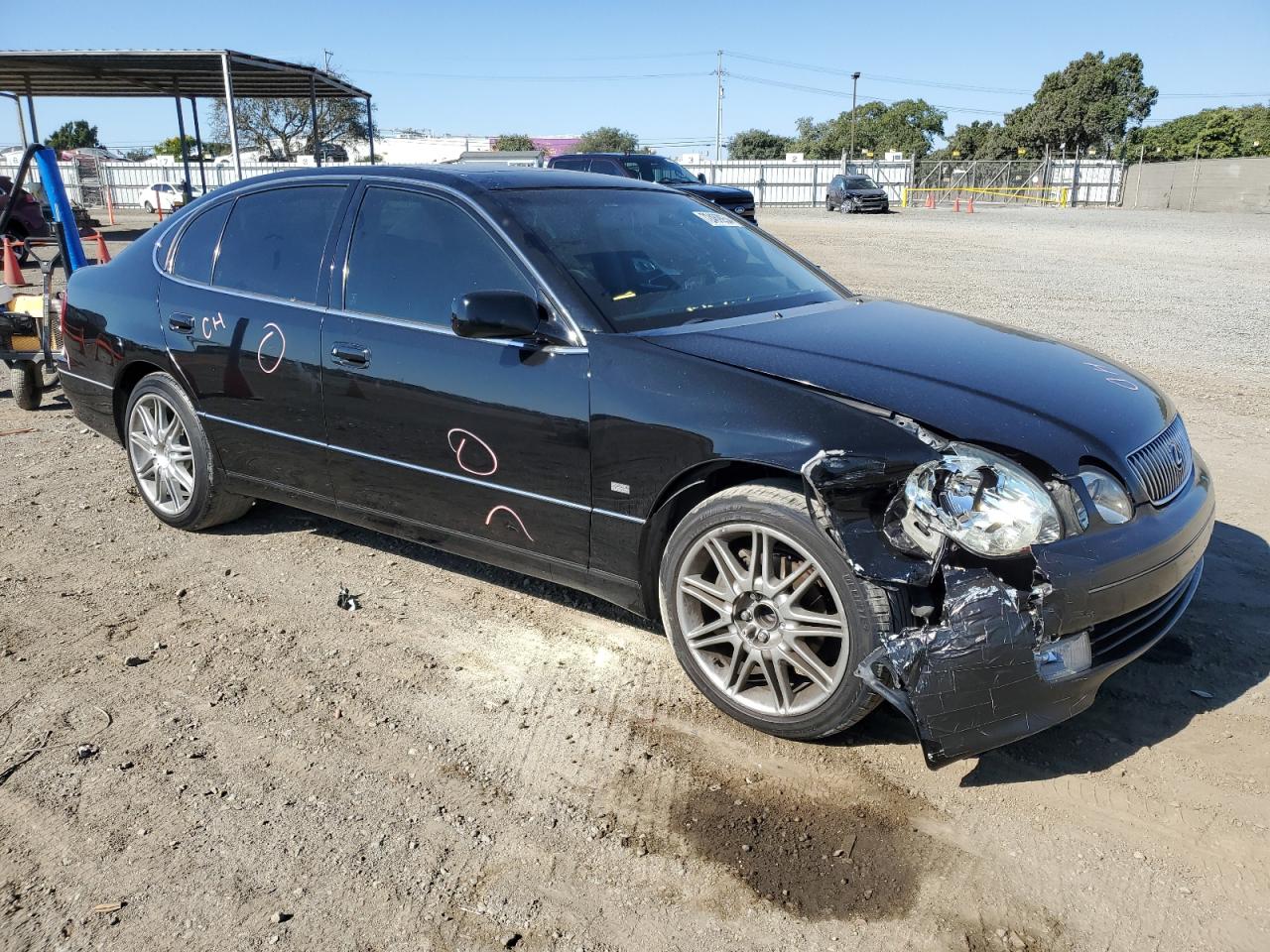 2002 Lexus GS 300 VIN JT8BD69S120165058 Copart auction photo, front end damage thumbnail 4