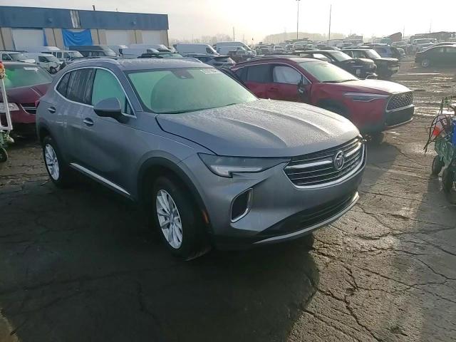2021 Buick Envision VIN LRBAZLR43MD176894 Copart auction photo, front end / side damage thumbnail 12