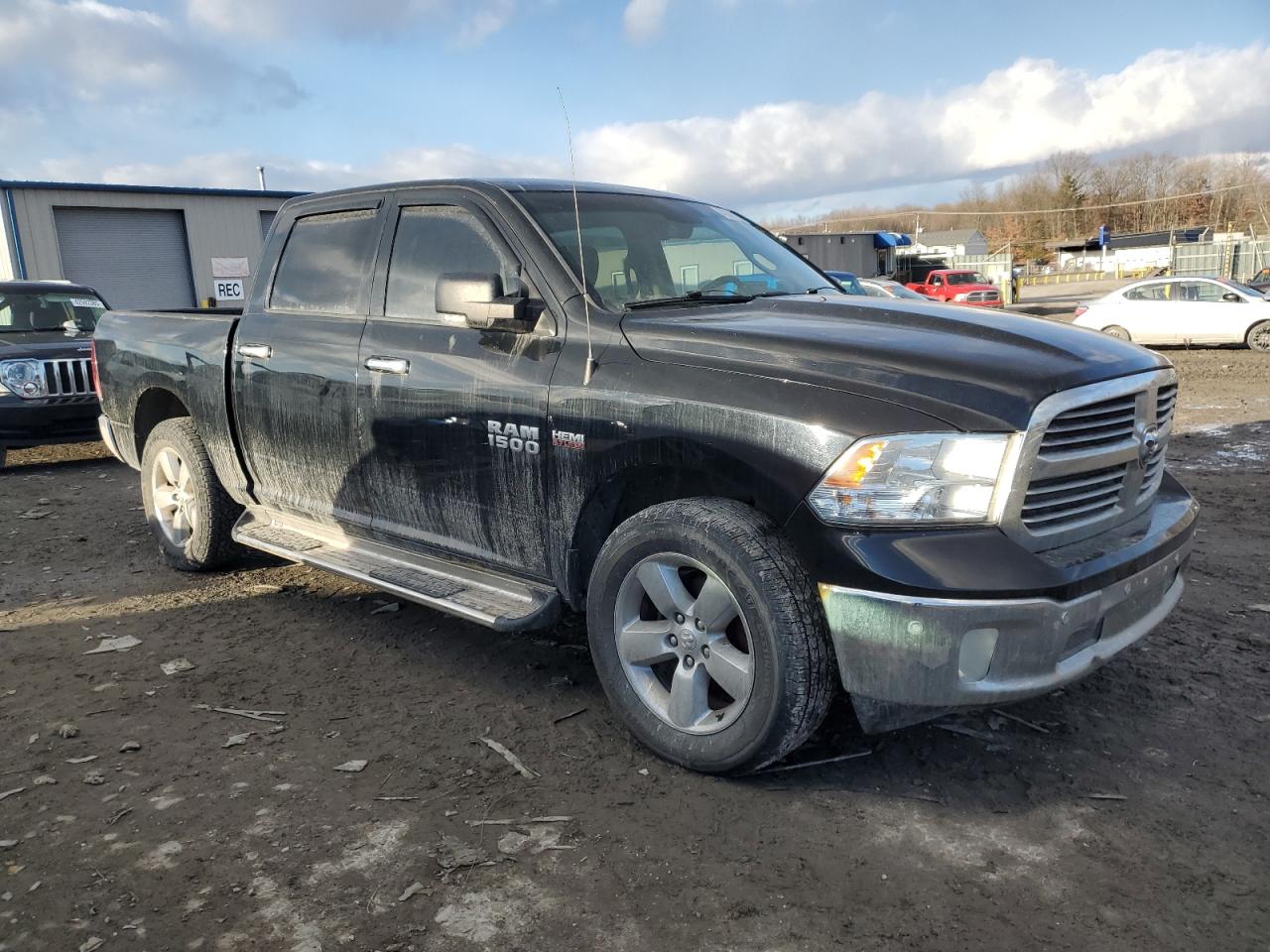 2014 RAM 1500 VIN 1C6RR7LT4ES380796 Copart auction photo, mechanical damage thumbnail 4