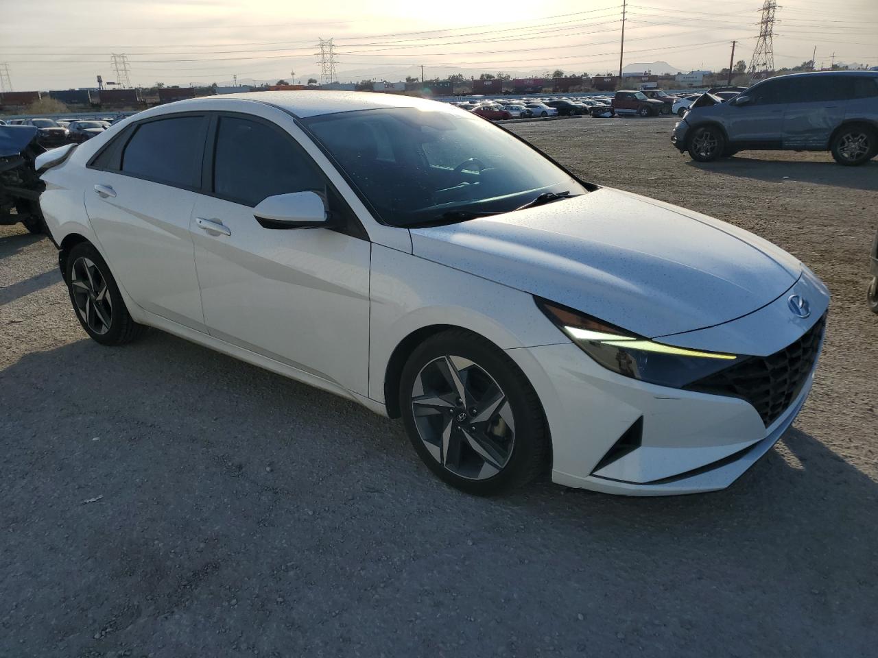 2023 Hyundai Elantra VIN 5NPLS4AG6PH092173 Copart auction photo, rear end / frame damage damage thumbnail 4