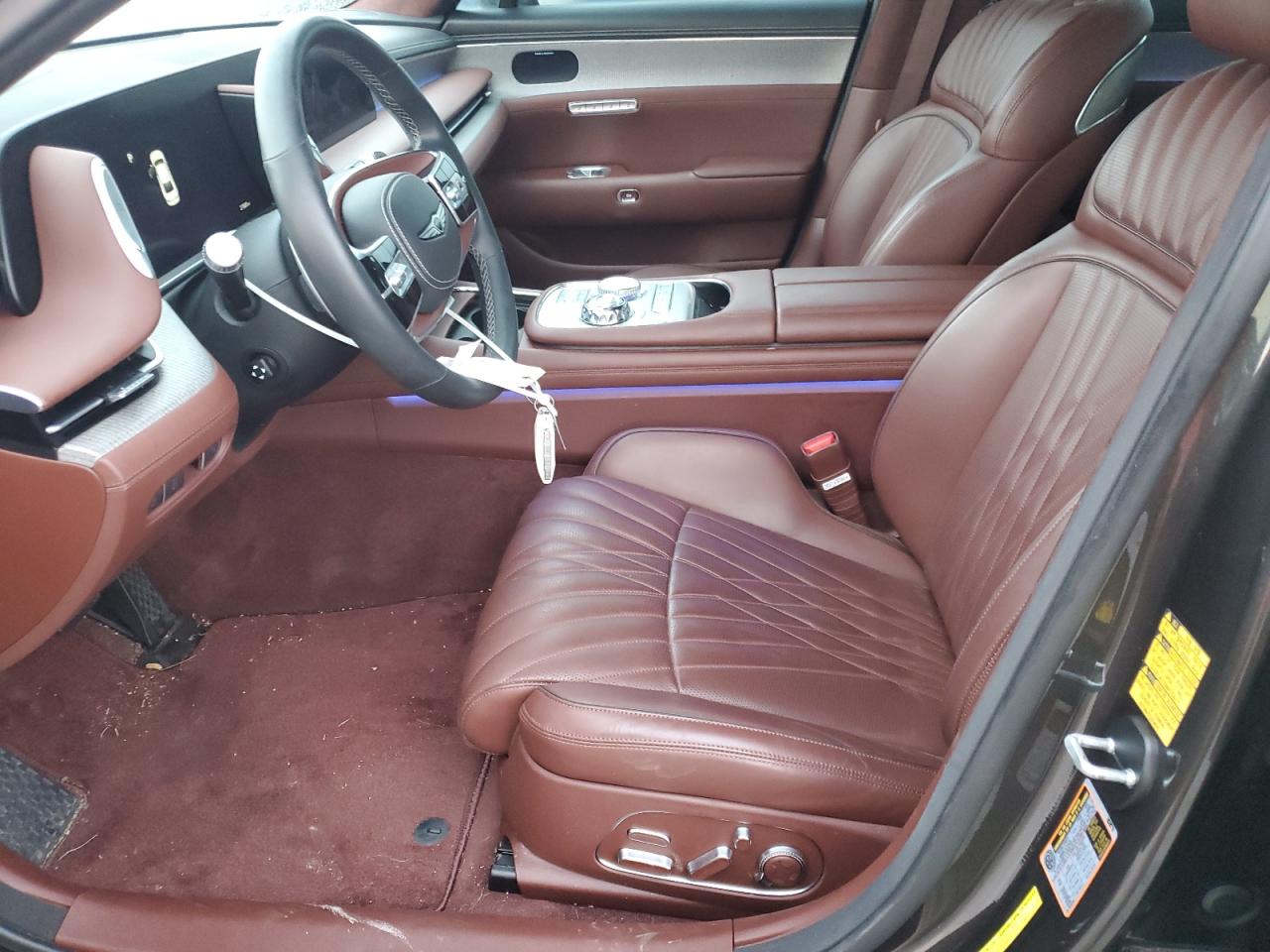2023 Genesis G90 VIN KMTFB4SDXPU011121 Copart auction photo, front end / rear end damage thumbnail 7