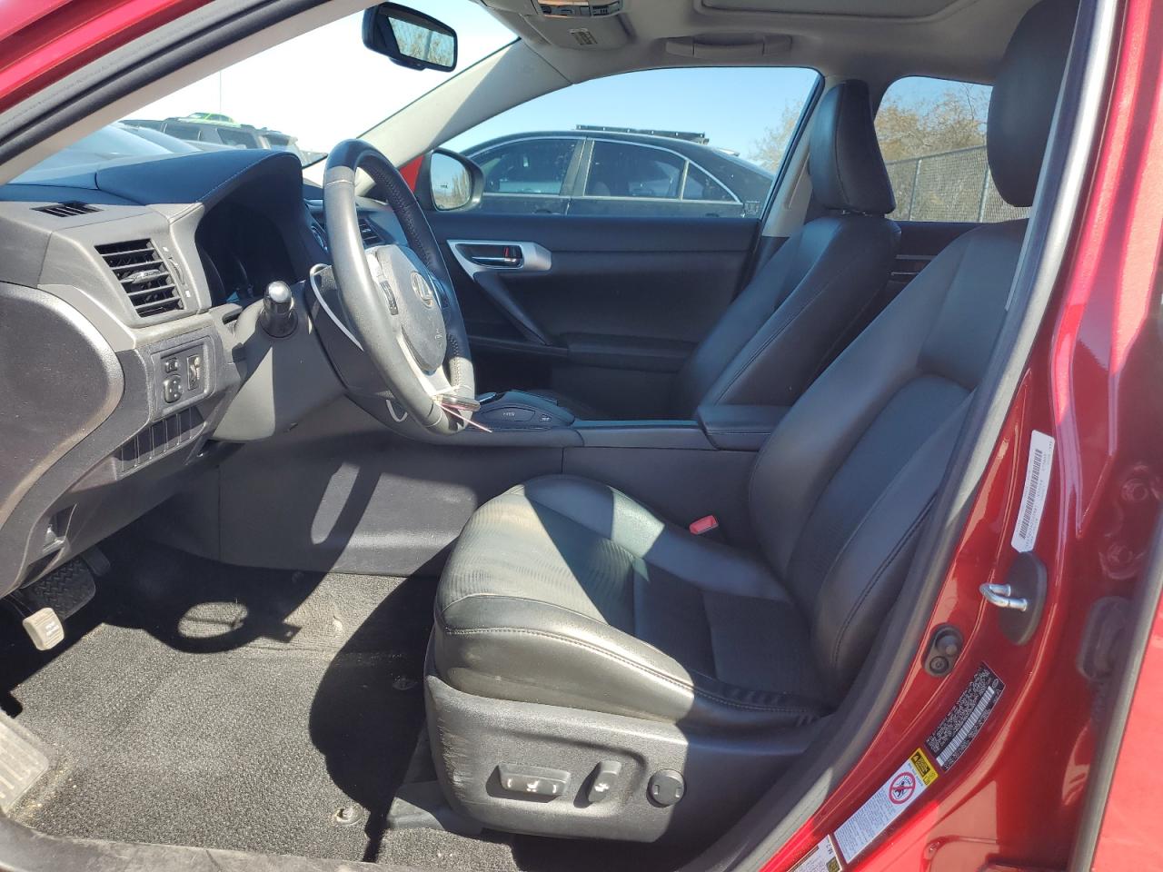2011 Lexus CT VIN JTHKD5BH5B2025981 Copart auction photo, front end damage thumbnail 7