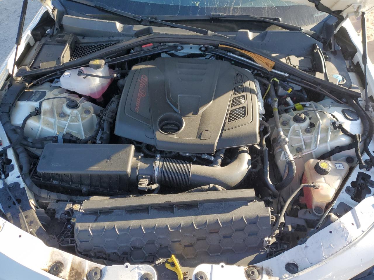 2018 Alfa Romeo Giulia VIN ZARFAECN1J7590686 Copart auction photo, front end damage thumbnail 11