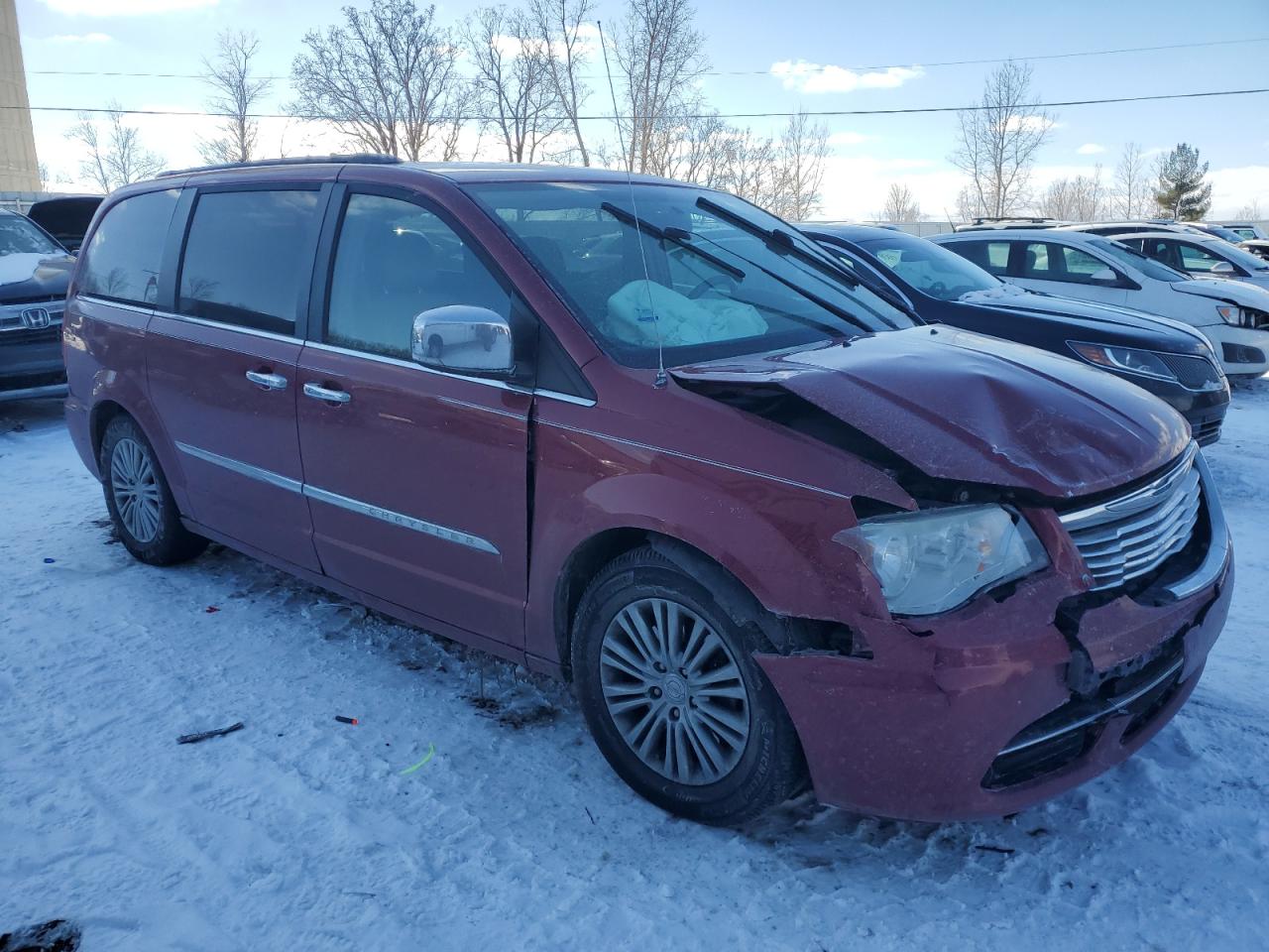2014 Chrysler Town & Country VIN 2C4RC1CG3ER374502 Copart auction photo, front end damage thumbnail 4