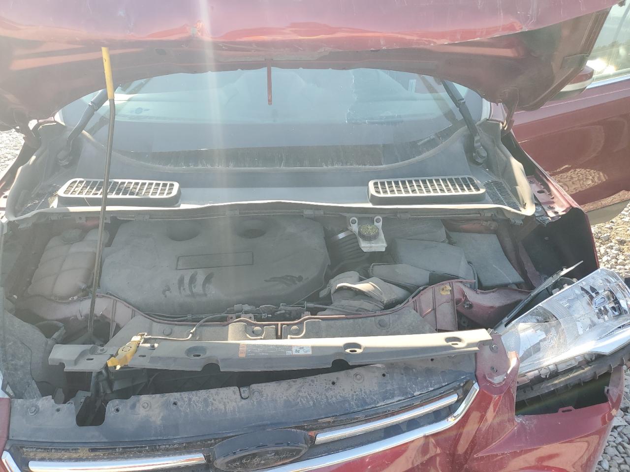 2015 Ford Escape VIN 1FMCU0J98FUB91517 Copart auction photo, front end / rear end damage thumbnail 12