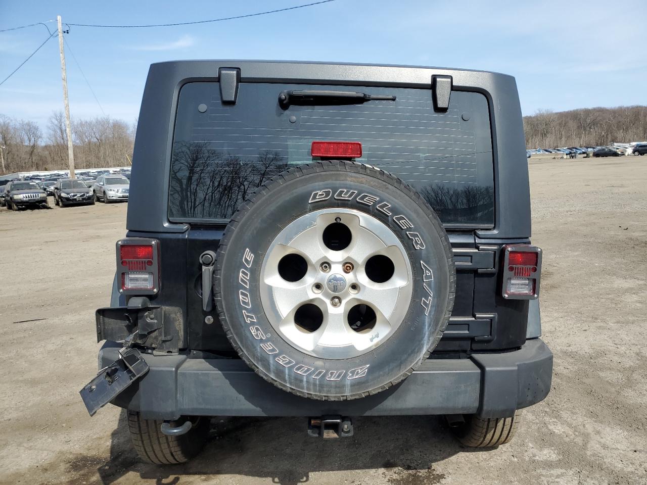 2013 Jeep Wrangler VIN 1C4AJWAG9DL626084 Copart auction photo, front end / rear end damage thumbnail 6