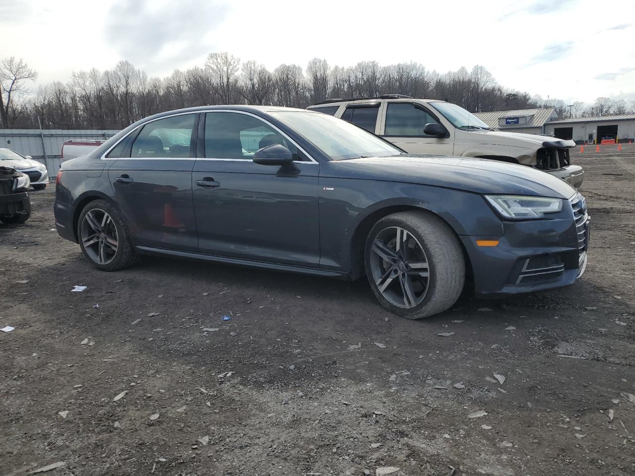 2018 Audi A4 VIN WAUENAF40JN010116 Copart auction photo, side damage thumbnail 4