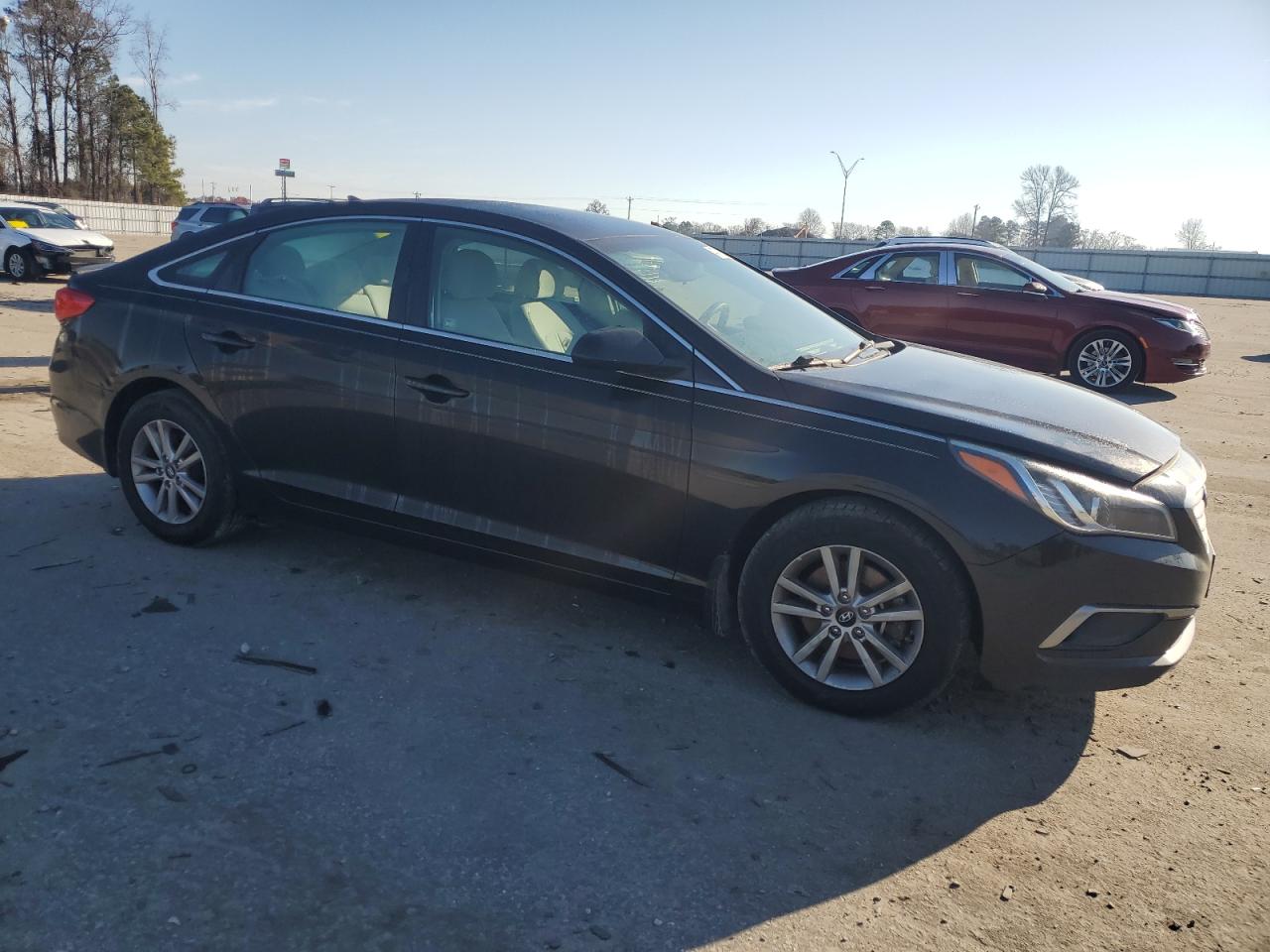 2016 Hyundai Sonata VIN 5NPE24AF7GH299266 Copart auction photo, rear end damage thumbnail 4