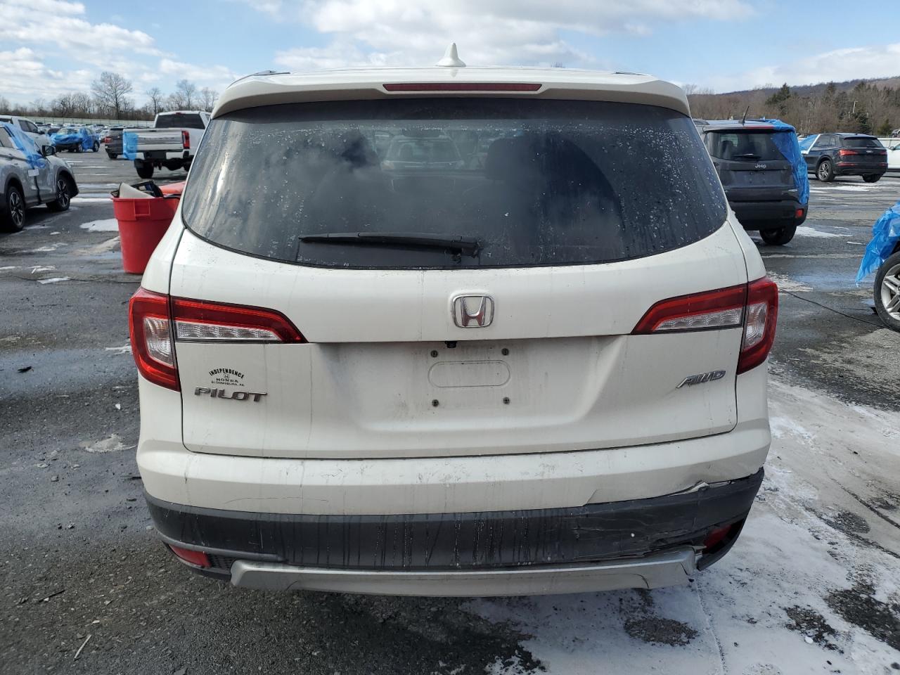 2019 Honda Pilot VIN 5FNYF6H4XKB003522 Copart auction photo, front end damage thumbnail 6