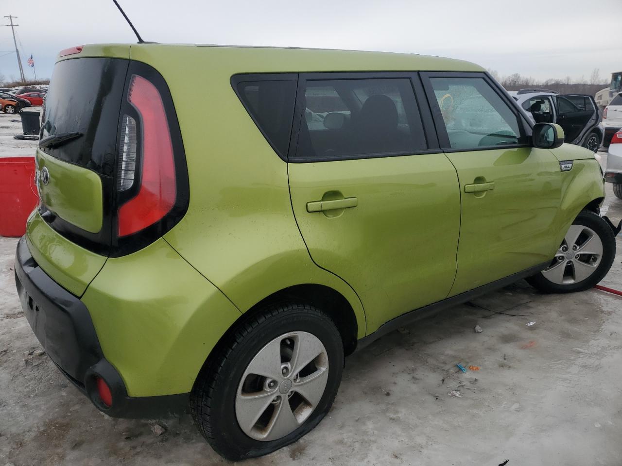 2015 KIA Soul VIN KNDJN2A22F7792573 Copart auction photo, front end damage thumbnail 3