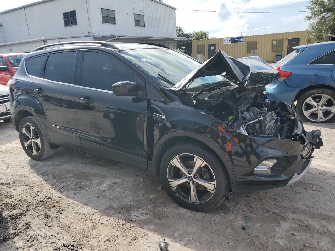2017 Ford Escape VIN 1FMCU9G92HUB65154 Copart auction photo, front end damage thumbnail 4