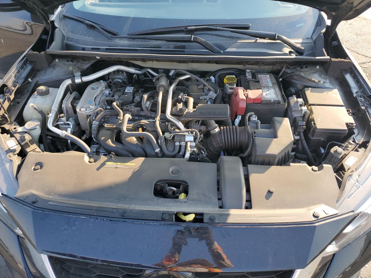 2022 Nissan Sentra VIN 3N1AB8BV0NY310591 Copart auction photo, side / front end damage thumbnail 12