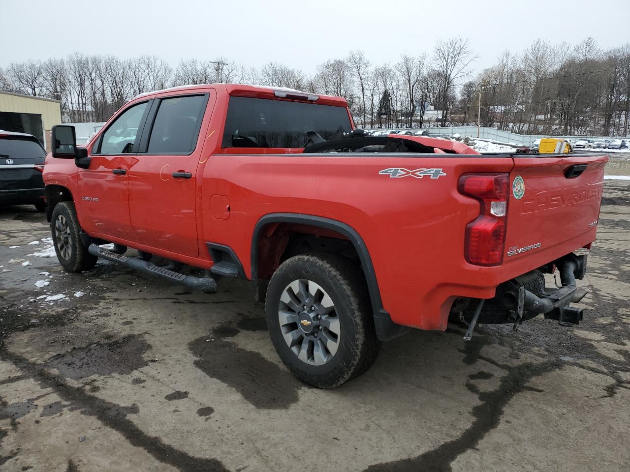 2023 Chevrolet Silverado VIN 2GC4YME70P1707766 Copart auction photo, front end / rear end damage thumbnail 2