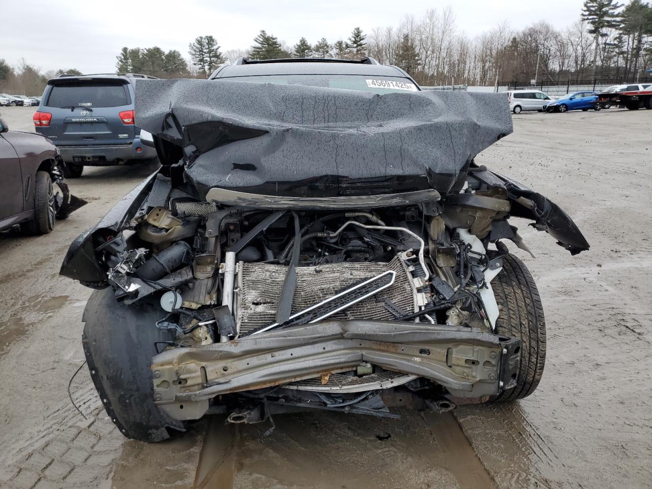 2017 GMC Terrain VIN 2GKFLUEK0H6147008 Copart auction photo, front end damage thumbnail 5