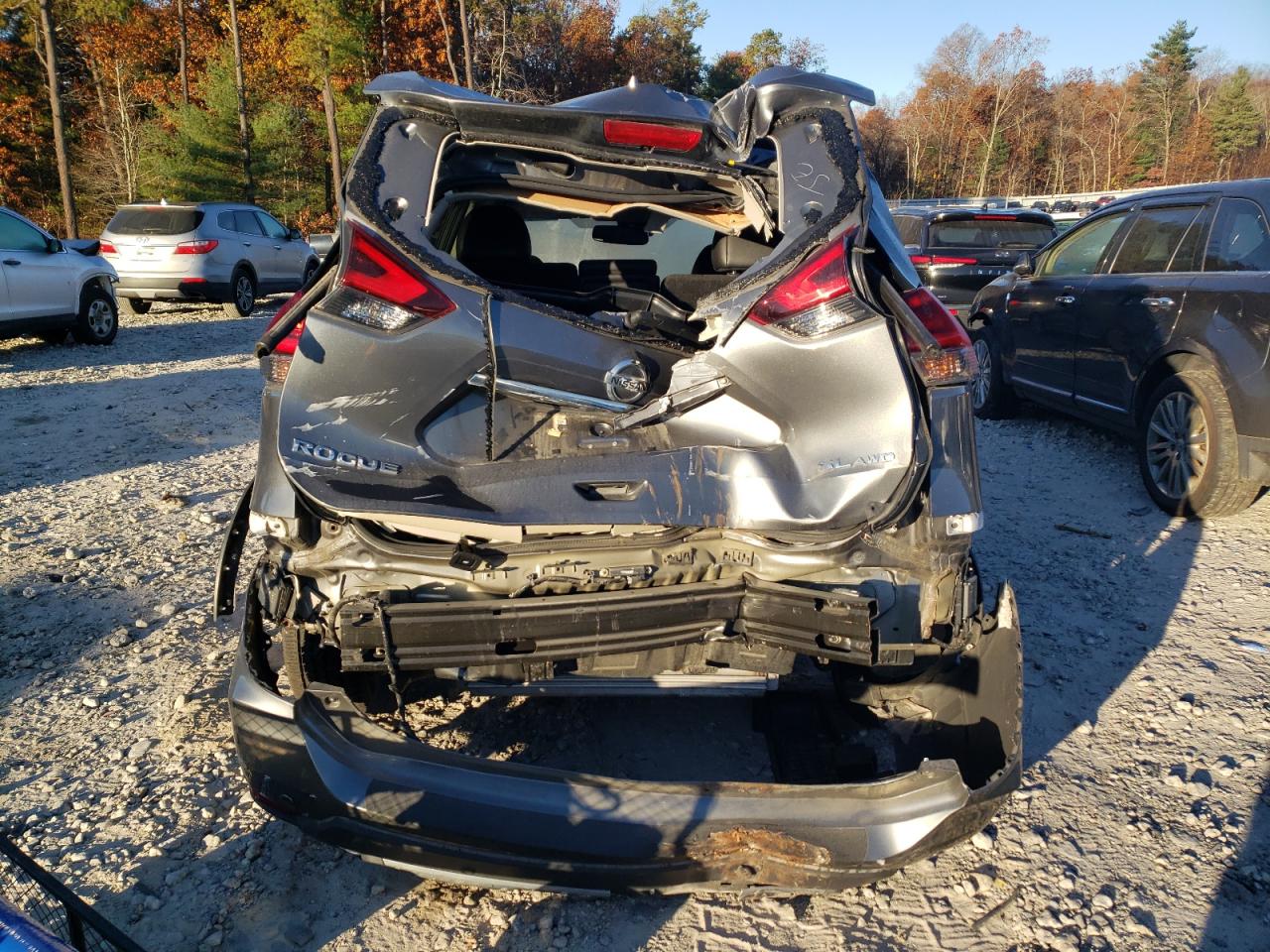 2020 Nissan Rogue VIN 5N1AT2MV5LC736766 Copart auction photo, rear end damage thumbnail 6