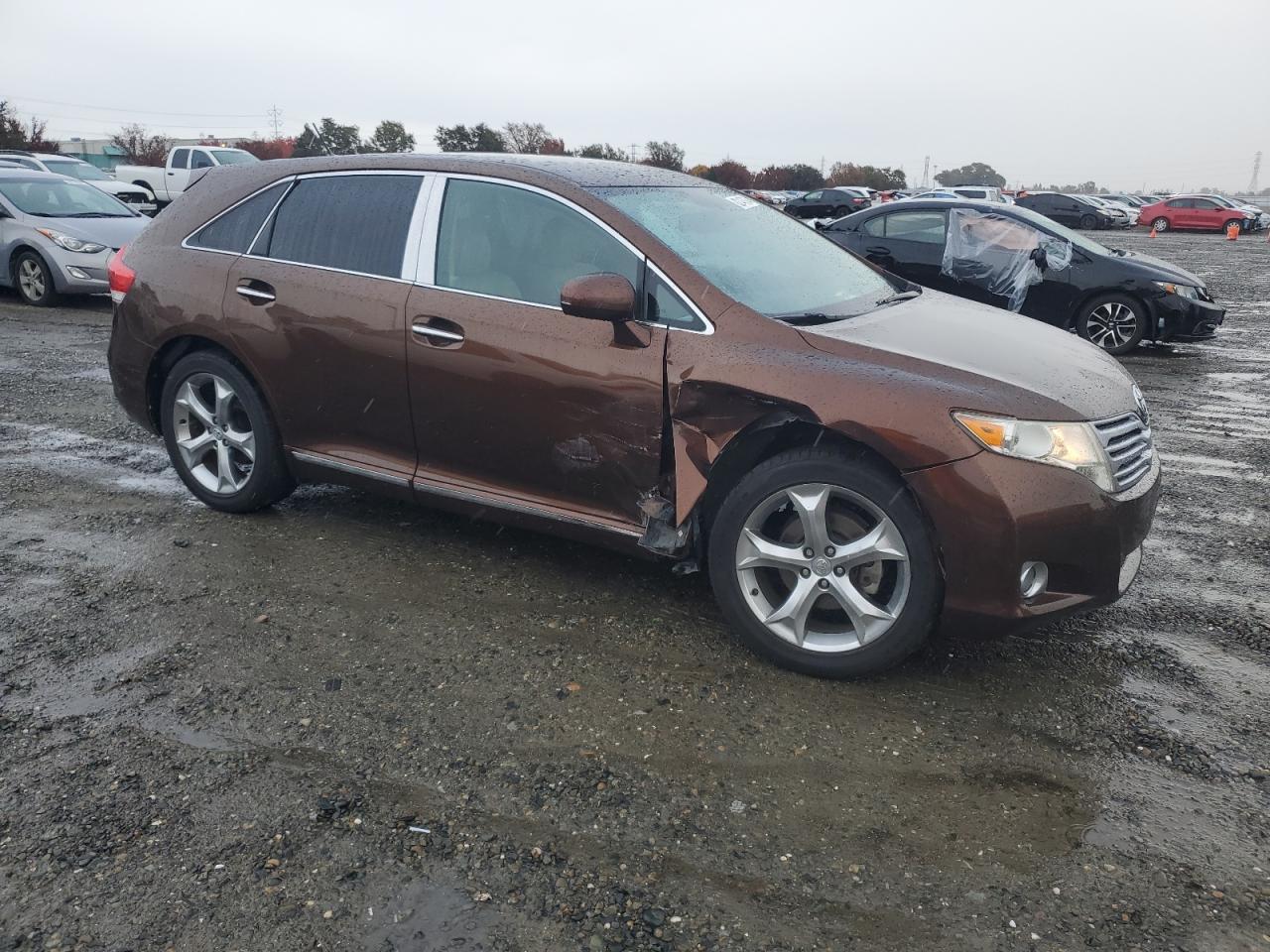 2010 Toyota Venza VIN 4T3BK3BB8AU044604 Copart auction photo, front end / side damage thumbnail 4