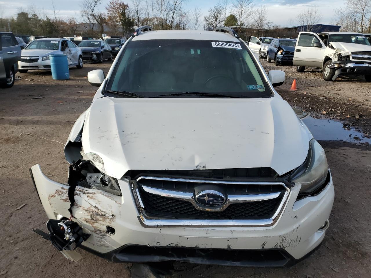 2014 Subaru XV VIN JF2GPACC4E8257419 Copart auction photo, side / front end damage thumbnail 5